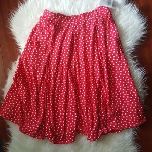 Lularoe Small red polka dot Madison NWT